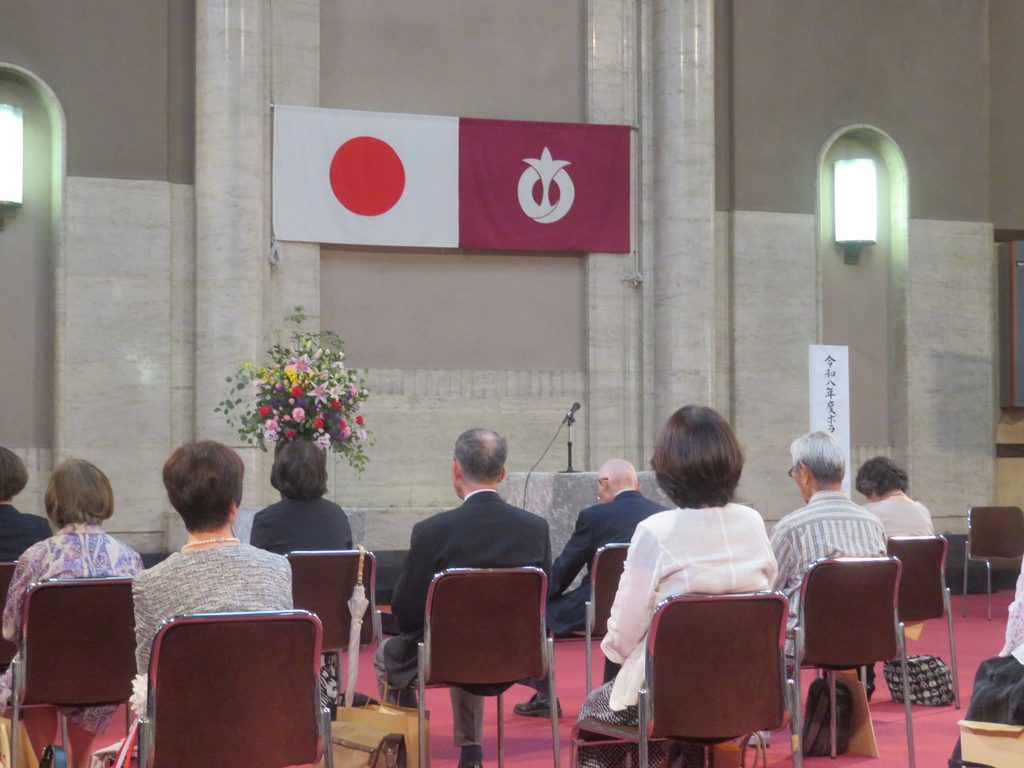 表彰式の会場です。